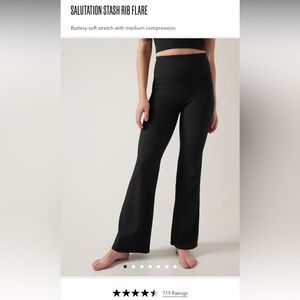 Athleta Salutation Stash Rib Flare Pant